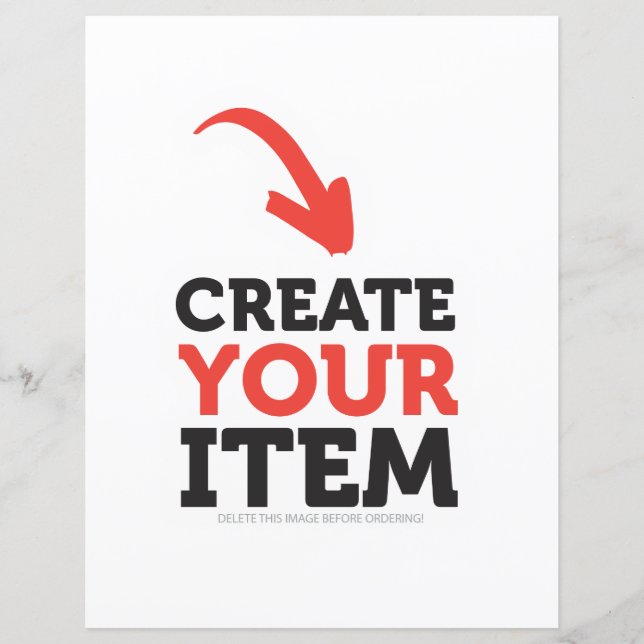 Papier CREATE-YOUR-OWN do-it-yourself Personnaliser téléc (Devant)