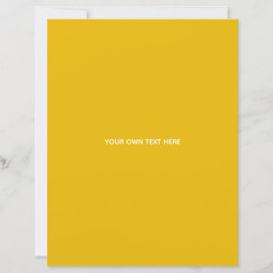 Papier Créez Votre Propre Conception Personnalisée Jaune