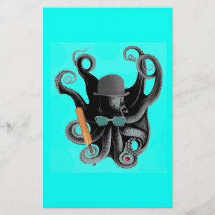 Papier cricket de poulpe à vapeur vintage