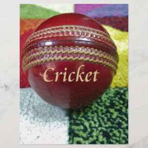 Papier Cricket : Red Hard Ball Art Print