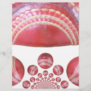 Papier Crimson Spin - Une Belle Balle Rouge De Cricket Ar