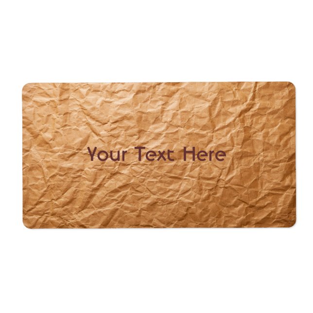 Papier crumplé beige (Devant)