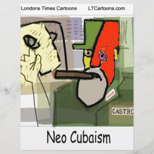 Papier Cubiste Castro NéoCubisme Drôle