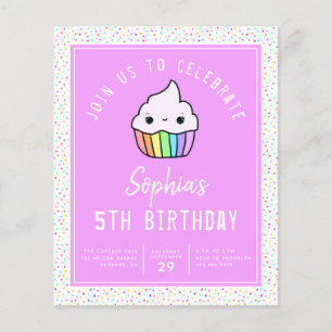 Papier Cupcake Anniversaire Budget de la fête