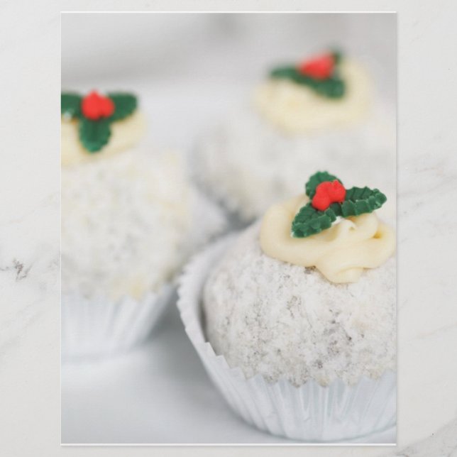 Papier Cupcakes Noël (Devant)