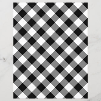 Papier Custom Color Buffalo Check Gingham Scrapbook Paper