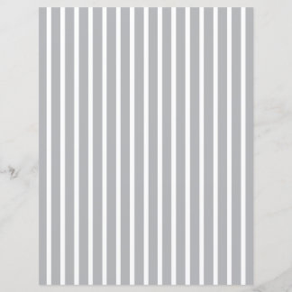 Papier Custom Color with White Pinstripe Scrapbook Paper