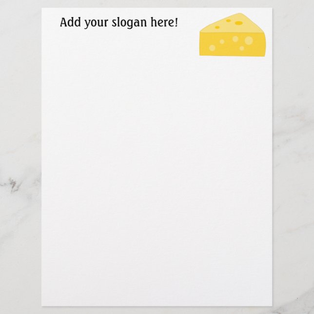 Papier Customiser ce graphique Big Cheese (Devant)
