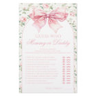 Cute boho rose arc floral bébé fille douche jeux