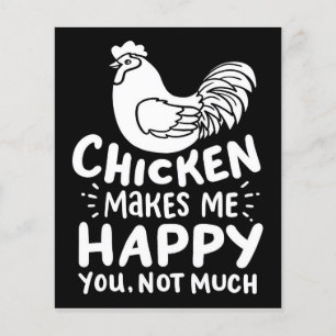 Papier Cute Chicken Farmer Sarcastique Cadeau Pour Valen