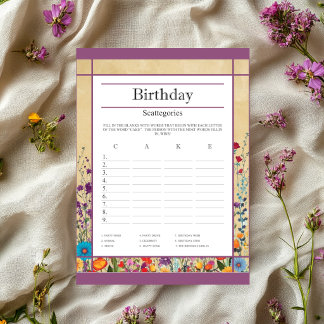 Papier Cute Gothic Garden Sugar Skull _ Scattegories