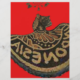 Papier Cute Retro vecteur Vintage Indonésie Hakuna Matata