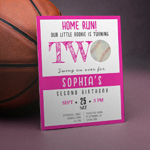 Papier Cute Rookie Basketball Budget Girl 2e anniversaire