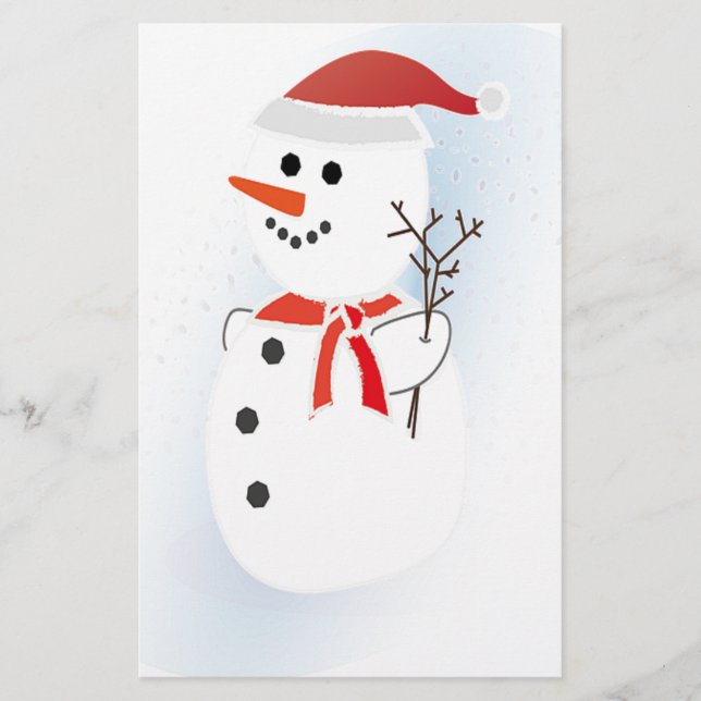 Papier Cute Snowman (Devant)