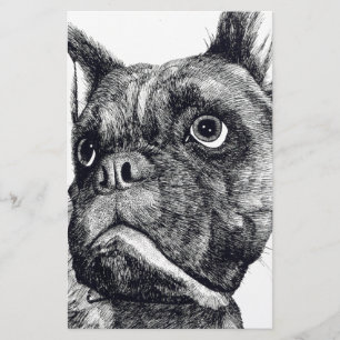 Papier Cutesse de chien de boxe
