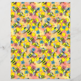 Papier d'abeille au miel