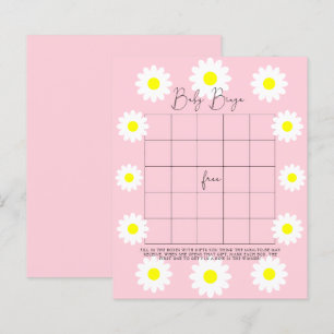 Papier Daisies - Baby shower jeu de bingo