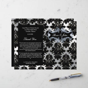 Papier Damask Parties scintillant Silver Mariage Annivers