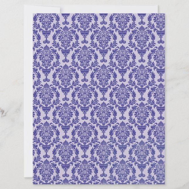 Papier Damask Pattern Paper for crafting (Devant)