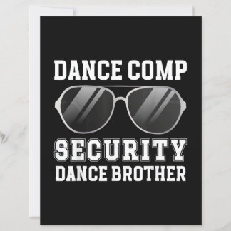 Papier Dance Comp Security Dance Brother Of A Dancer Brot