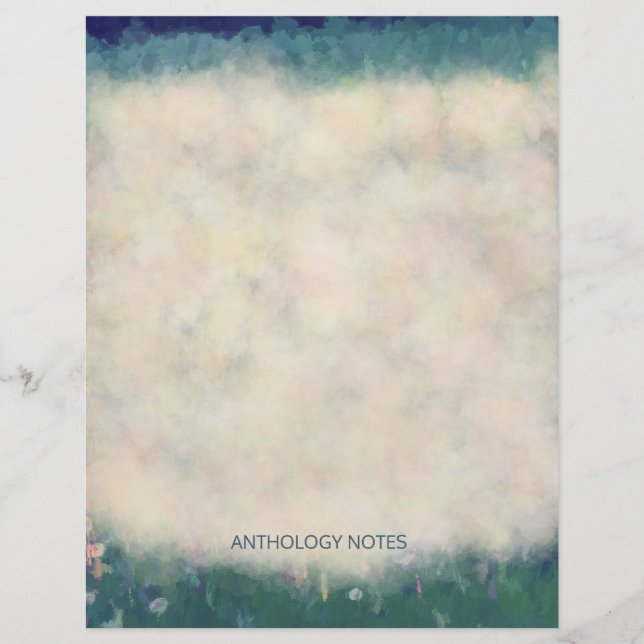 Papier Dandelion Champ de Voeux Peinture Botanique (Devant)