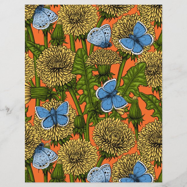Papier Dandelion medow (Devant)