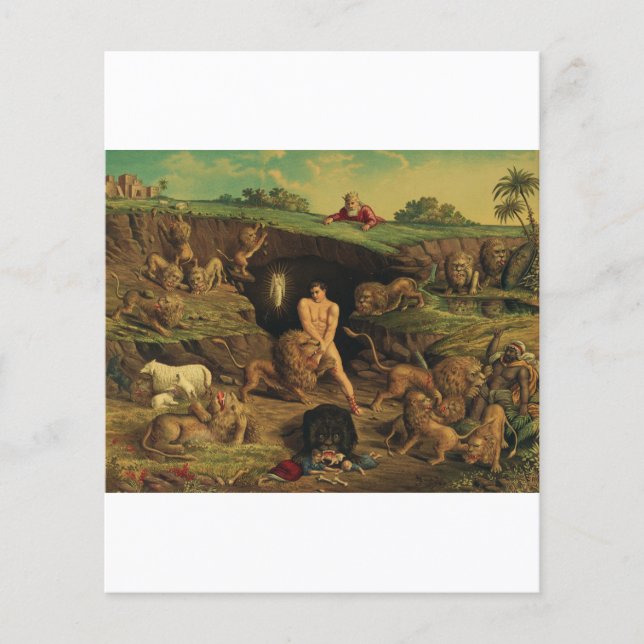 Papier Daniel dans le Den des Lions (Devant)