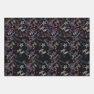 Papier d'anniversaire Rock and Roll