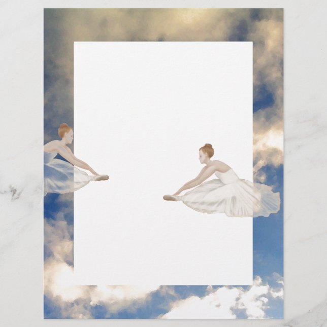 Papier Danseurs classiques de CricketDiane de ballerines (Devant)