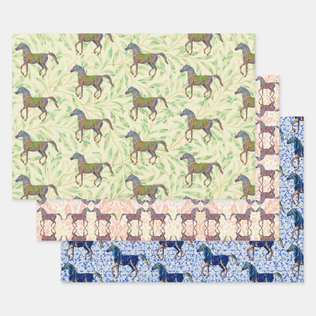 Papier d'artisanat d'art et de joli cheval (Lot)