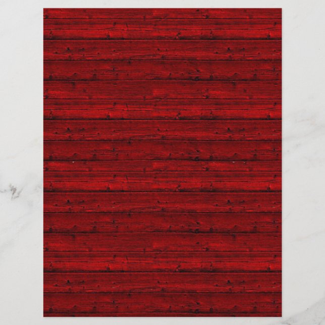 Papier d'artisanat Russe Red Wood Boards (Devant)