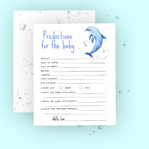 Papier Dauphin de l'océan - prédictions et conseils bébé