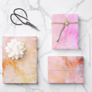 Papier de couleur vive des veines en marbre de gra