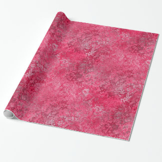 Papier de emballage rose rouge de cadeau