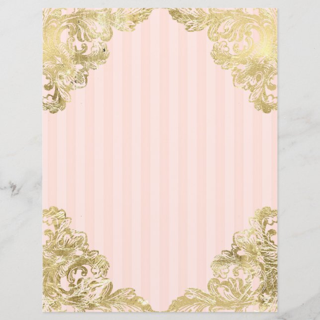 Papier de fond de cadrage orange Pink Gold (Devant)