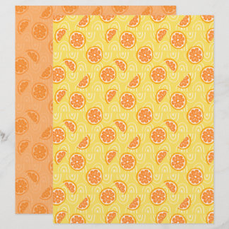 Papier de fond orange
