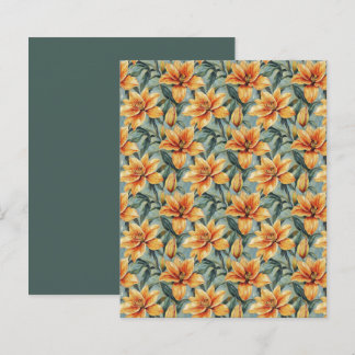 Papier de fond pour scrapbook Orange Lily & Sage