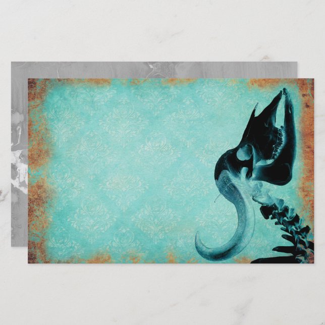 Papier de journal de junk gothique (Devant / Derrière)