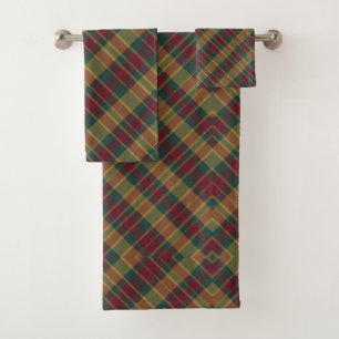 Papier de Noël Rouge Or Et Vert