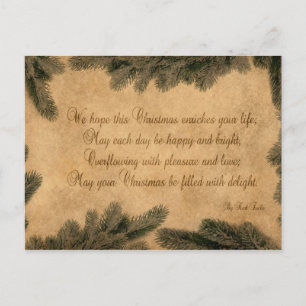 Papier de Noël Vintage - Carte postale