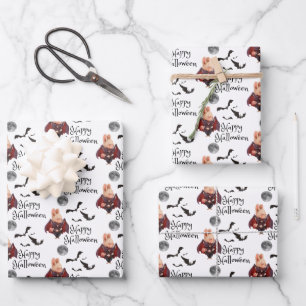 Papier de papier à enveloppement de lapin d'Hallow