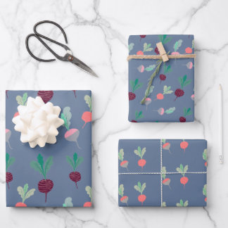 Papier de papier Radish, enveloppement de betterav
