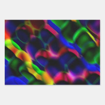 Papier de recouvrement Abstrait multicolore