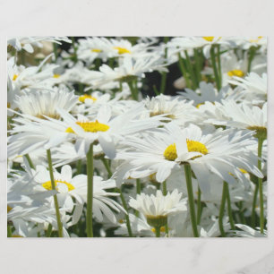 Papier de scrapbooking à thème Fleurs de Marguerit