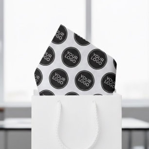 Papier de soie à logo personnalisé Minimaliste d
