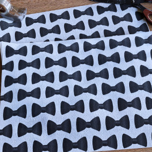 Papier de soie à motif de nœud papillon de smoking