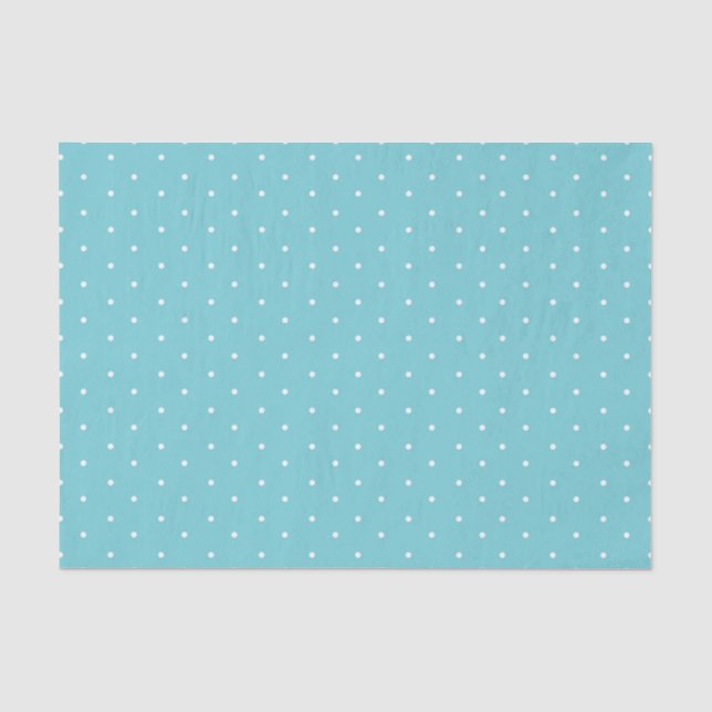Papier de soie à pois bleus (Recto)