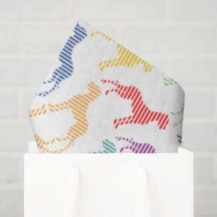 Papier de soie avec grands danois