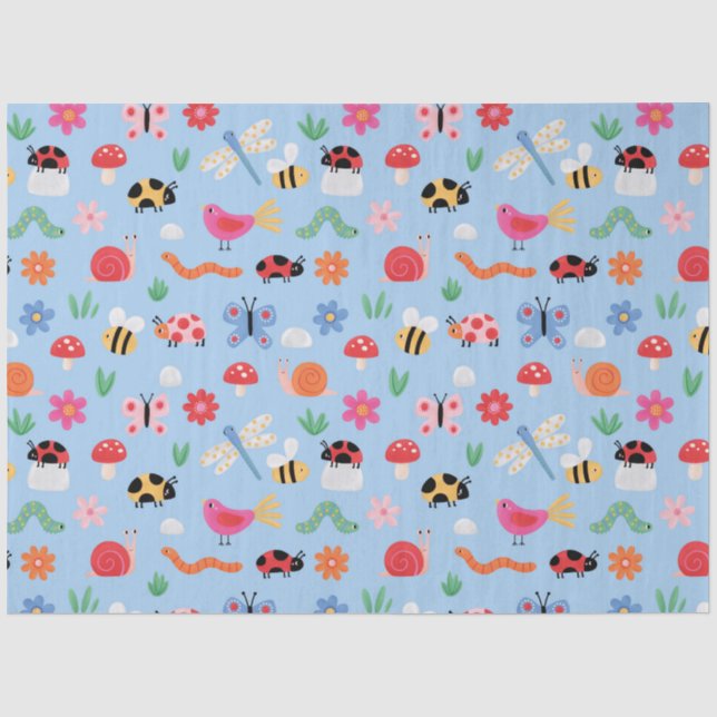 Papier de soie Bugs Mignons (Recto)
