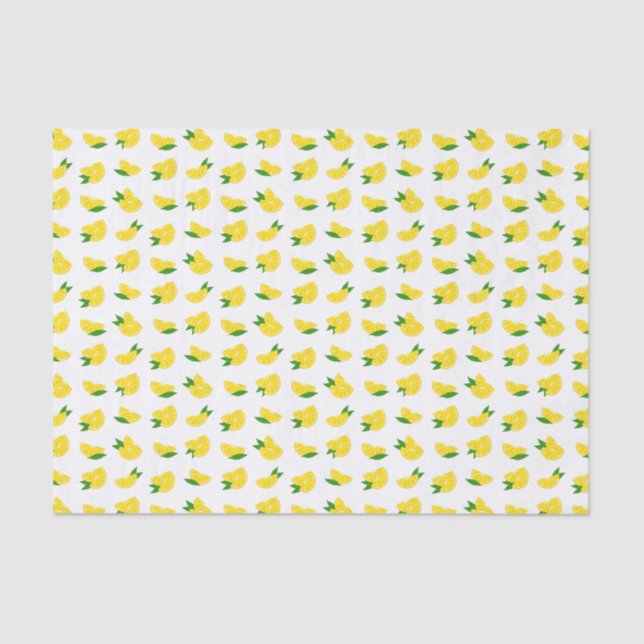 Papier de soie citron Main Squeeze (Recto)